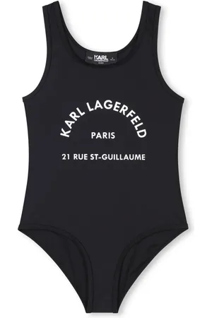 Karl Lagerfeld Logo-print swimsuit