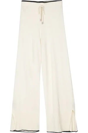 N.PEAL Fine-knit trousers