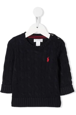Ralph Lauren Polo Pony cable-knit jumper