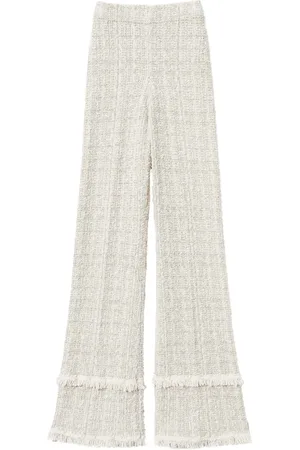 Twin-Set Boucl?? lurex trousers