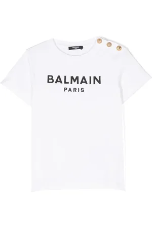 Balmain Logo-embroidered T-shirt