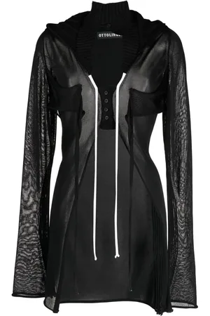 OTTOLINGER Cut-out knitted cardigan hoodie