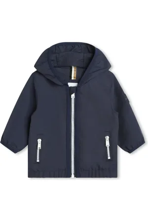 HUGO BOSS Logo-print hooded windbreaker
