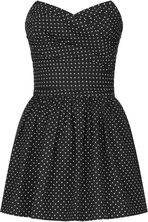Dolce & Gabbana Polka-dot bustier minidress