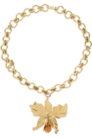 ULLA JOHNSON Lulu flower necklace