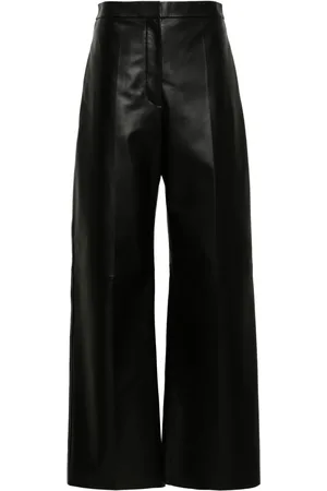 Fabiana Filippi Wide-leg leather trousers