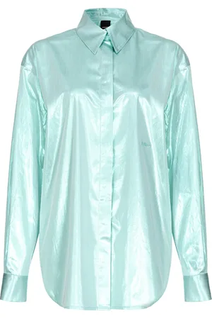 Pinko Logo-embroidered button shirt