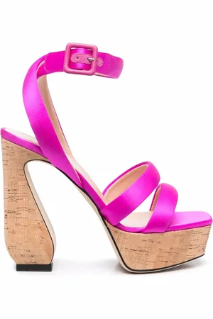 SI ROSSI Antonia satin sandals