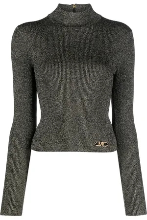 Michael Kors Logo-plaque lurex jumper