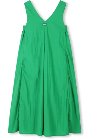 DKNY Logo-appliqu?? midi dress