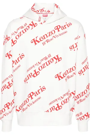 Kenzo X Verdy monogram-pattern hoodie