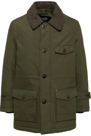 MAN ON THE BOON. Detachable collar down jacket