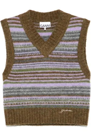 Ganni Striped vest
