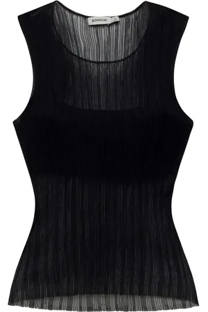 Simkhai Oakley semi-sheer tank top