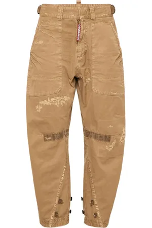 Dsquared2 Distressed straight-leg trousers