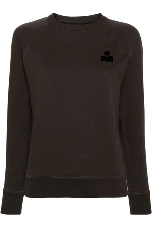 Isabel Marant Milla logo-flocked sweatshirt