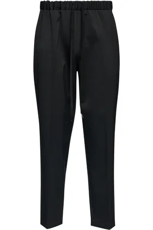 Maison Margiela Drawstring tailoring wool trousers