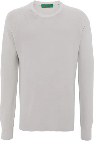 CASEY CASEY Rib-stitch crepe-cotton jumper