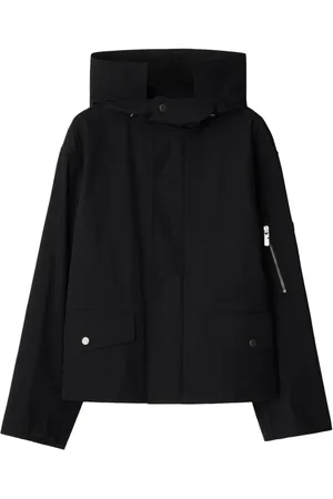 Burberry Hooded press-stud parka coat