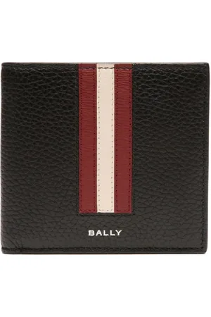 Bally Logo-stamp leather wallet
