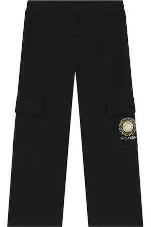 Aigner Logo-print straight-leg trousers