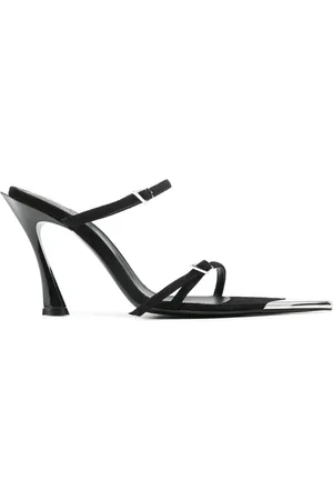 MUGLER 95mm suede sandals