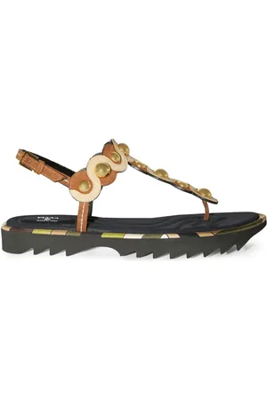 Puccini Onde leather sandals
