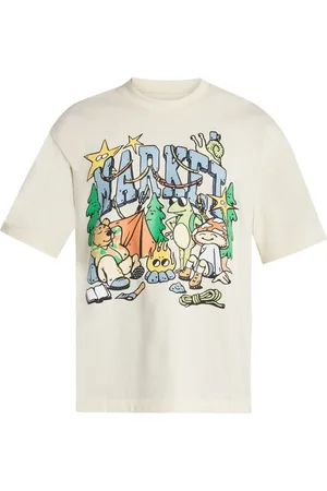 MARKET Logo-print cotton t-shirt