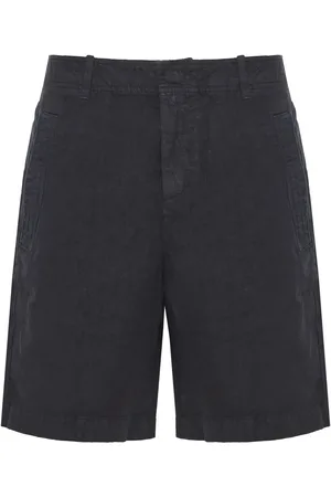 ELEVENTY Pocketed linen shorts