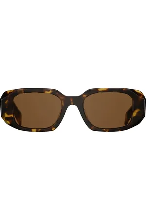 Prada Symbole rectangular-frame sunglasses