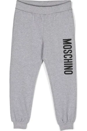 Moschino Logo-print cotton track pants
