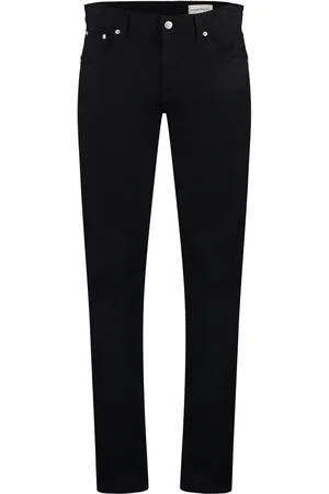 Alexander McQueen Dark-wash slim-fit jeans