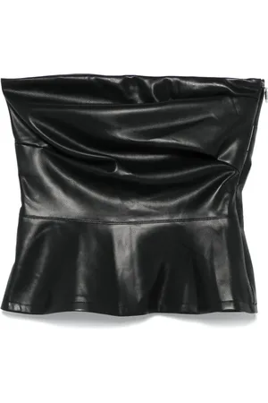 ROTATE Draped strapless top