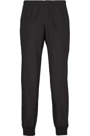 Prada Triangle-logo silk-blend track pants