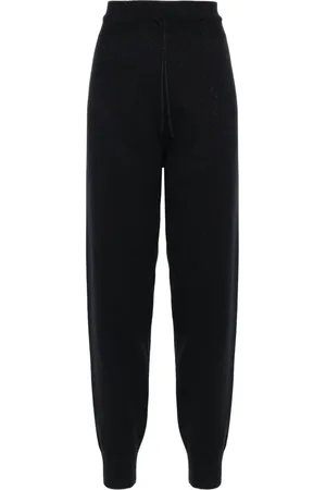 Fabiana Filippi Glittered knitted track pants