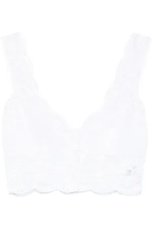 ERMANNO SCERVINO Lace-detail cotton top