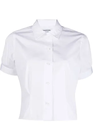 Thom Browne Cropped short-sleeve shirt