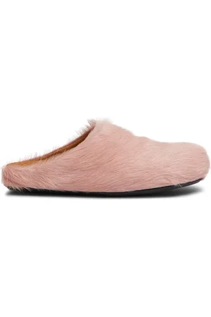 Marni Hair calfskin mules