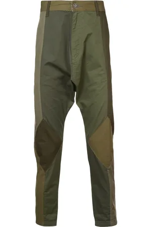 MOSTLY HEARD RARELY SEEN Twill drop crotch pants