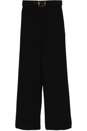 ZIMMERMANN Belted wide leg trousers