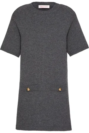 VALENTINO GARAVANI Short-sleeve knitted dress