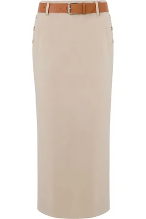 Moschino Belted midi skirt