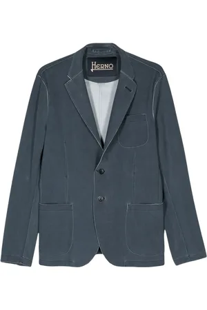 HERNO Raised-seam single-breasted blazer