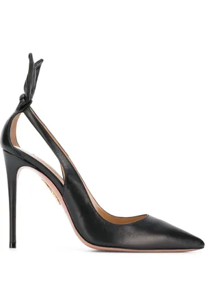 Aquazzura 105mm bow tie pumps