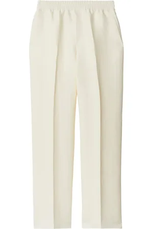Burberry Tapered-leg canvas trousers