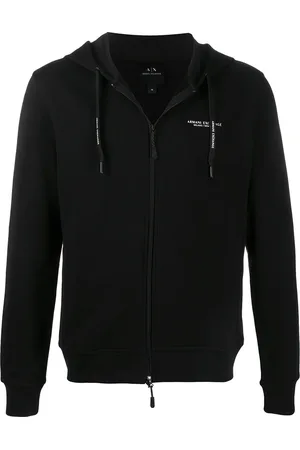 Armani Exchange Logo-print zip-front hoodie