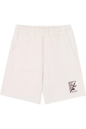 Sporty & Rich Olympic Gym cotton track shorts