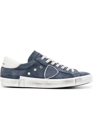 Philippe model PRSX leather low-top sneakers