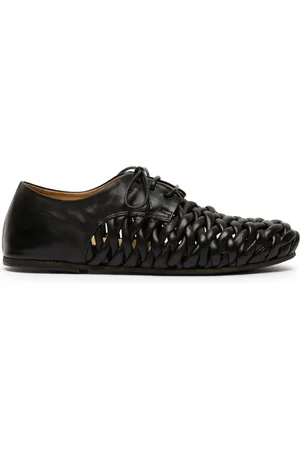 MARSÈLL Interwoven leather Derby shoes