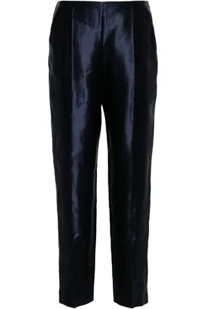 Giorgio Armani Seam-detail satin trousers